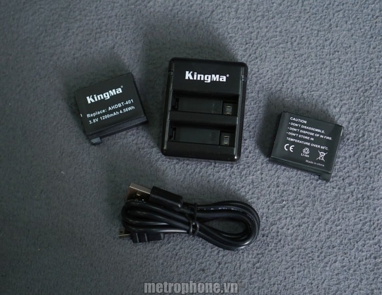 Sạc và pin cho GoPro Hero 4_metrophone.vn