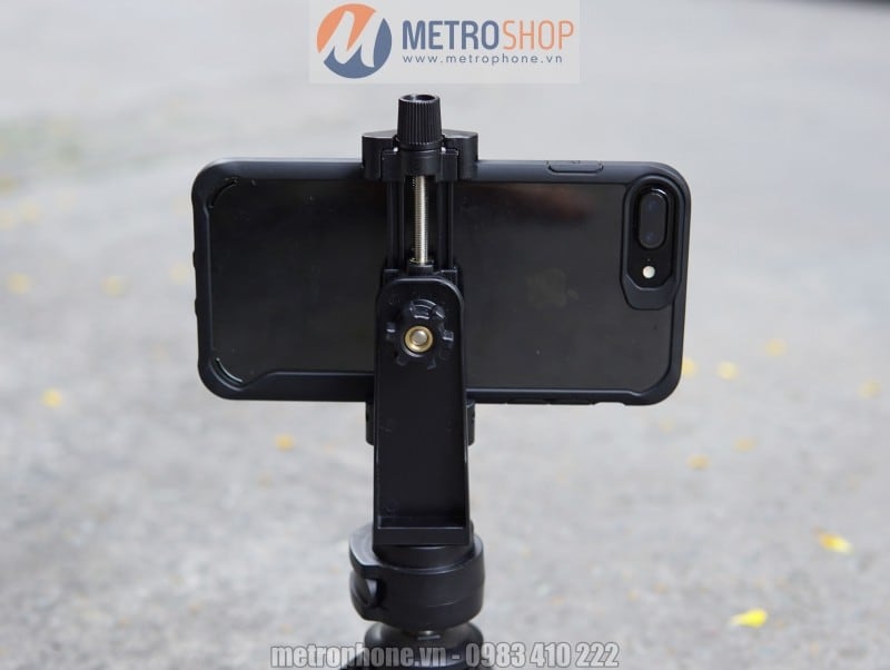 Khung giữ điện thoại chân máy ảnh xoay 360 độ - Metrophone.vn