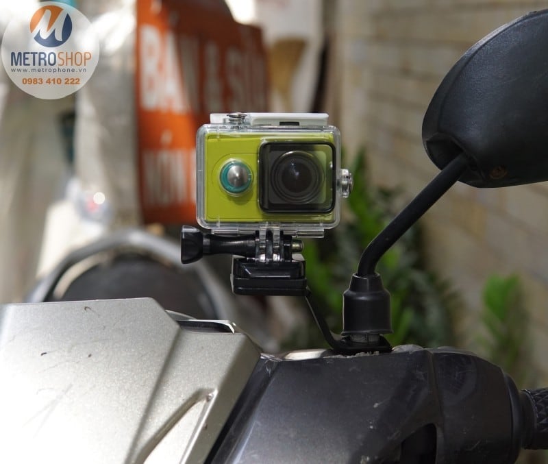 Pat gắn GoPro / Action Cam chân kính xe máy - Metrophone.vn