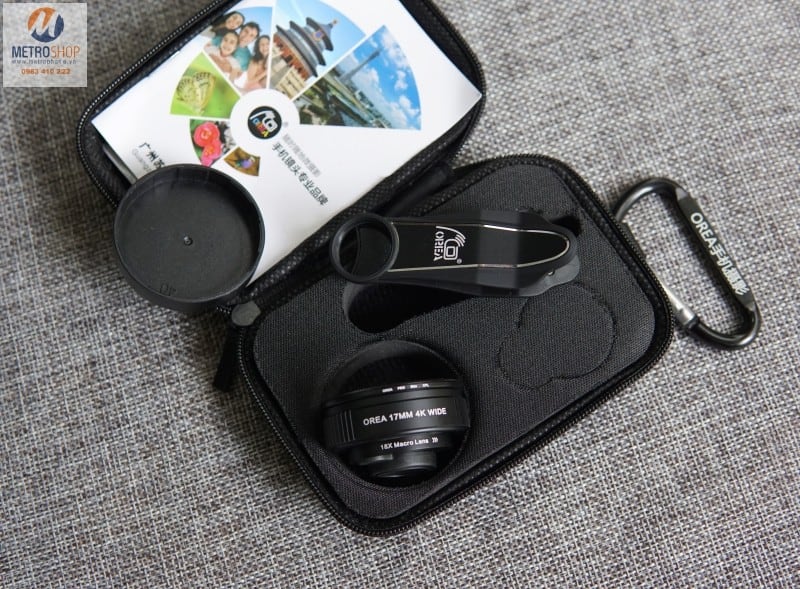 Ống kính góc rộng cho điện thoại Orea 17mm - Metrophone