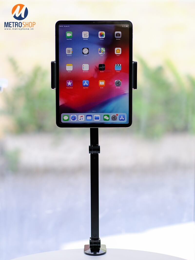 Giá đỡ iPad Pro kẹp cạnh bàn xoay 360 độ Upergo