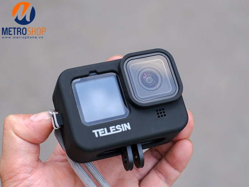 Bao bảo vệ GoPro 9 có nắp che camera Telesin