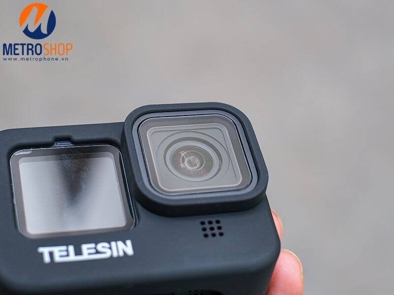 Bao bảo vệ GoPro 9 có nắp che camera Telesin