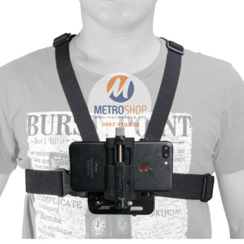 Dây đeo ngực cho điện thoại làm camera hành trình và GPS - Metrophone.vn
