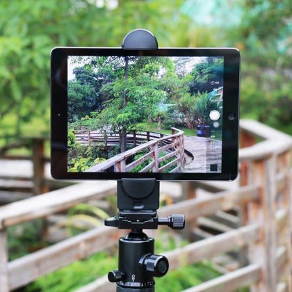 Khung kẹp máy tính bảng lên chân máy ảnh