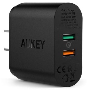 Cục sạc Aukey 2 cổng Quick Charge 3.0 PA-T13