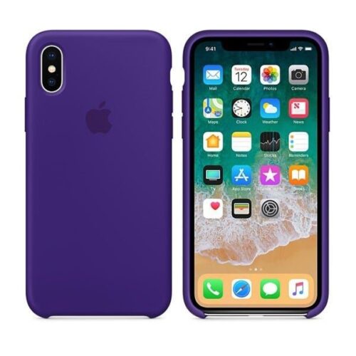 Ốp lưng iPhone X / iPhone 10 Apple Silicone Case màu tím