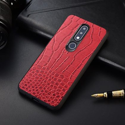 Ốp lưng da Nokia X6 / Nokia 6.1 Plus