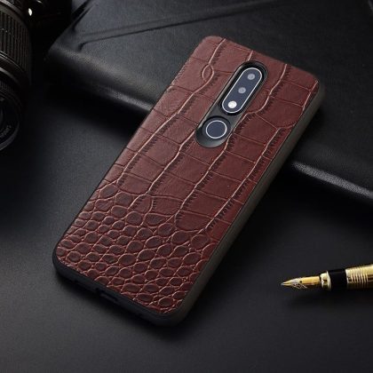 Ốp lưng da Nokia X6 / Nokia 6.1 Plus