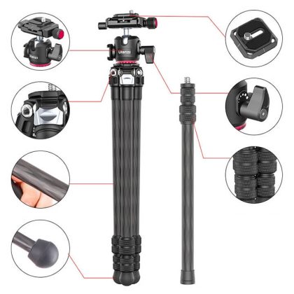 Tripod máy ảnh và điện thoại Carbon Ulanzi MT-21
