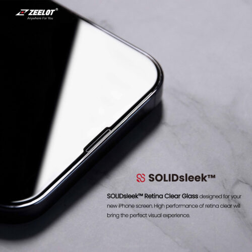 Cường lực iPhone 13 / 13 Pro / 13 Pro Max Zeelot SOLIDSLEEK