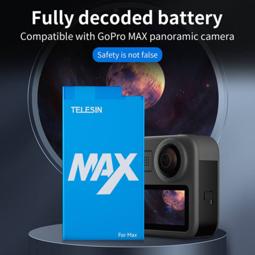 Pin GoPro Max 1600mAh Telesin chính hãng