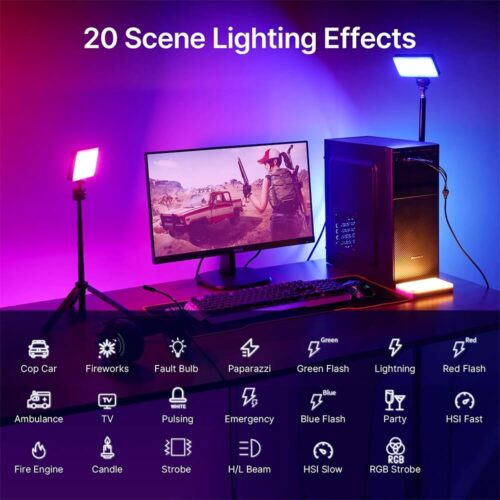 Đèn LED quay phim chụp hình Ulanzi LT002 7" RGB