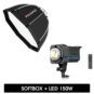 Softbox + LED 150W