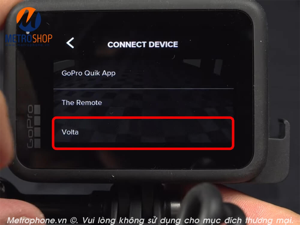 Hướng dẫn kết nối GoPro Volta