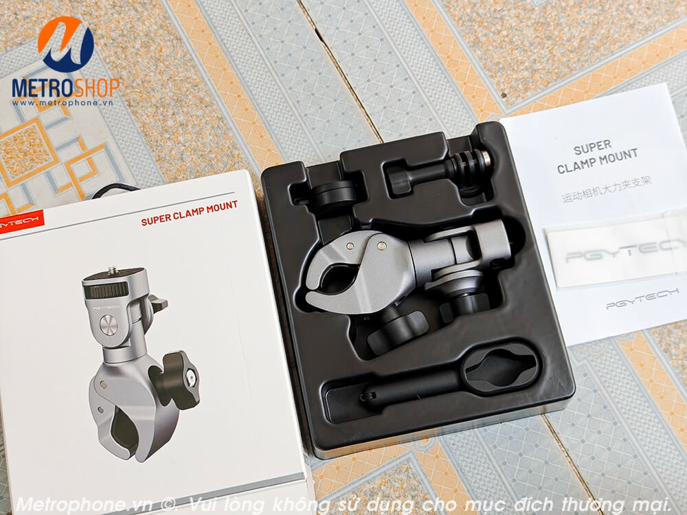 Kẹp Super Clamp Mount PGYTECH Caplock