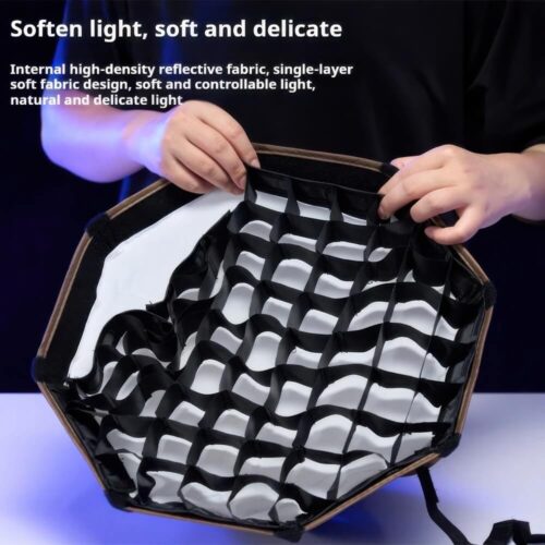 Softbox Bát Giác cho đèn LED cầm tay ZSYB M30