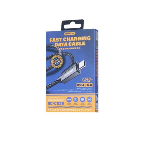 Cáp sạc nhanh 240W USB4.0 40Gbps Remax RC-C039