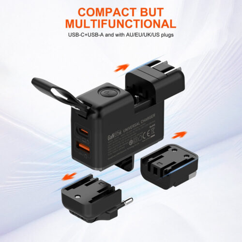 Củ sạc du lịch đa quốc gia 65W LDNIO Q2618
