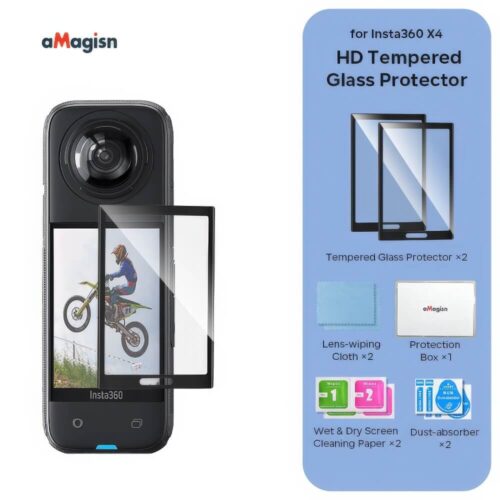 Cường lực màn hình insta360 X4 aMagisn (2 bộ)