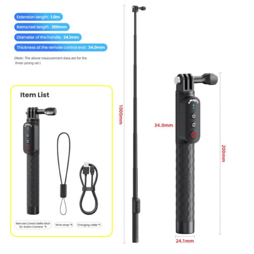 Gậy remote insta360 - GoPro - Điện thoại aMagisn