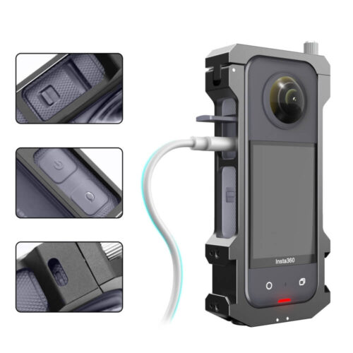 Khung kim loại bảo vệ insta360 X3 new 2025