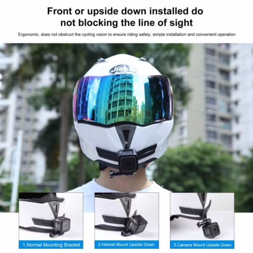 Mount GoPro gắn cằm nón bảo hiểm FullFace Puluz