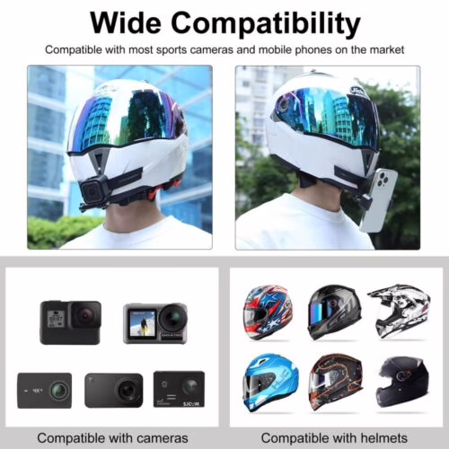 Mount GoPro gắn cằm nón bảo hiểm FullFace Puluz
