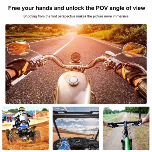 Mount GoPro gắn cằm nón bảo hiểm FullFace Puluz