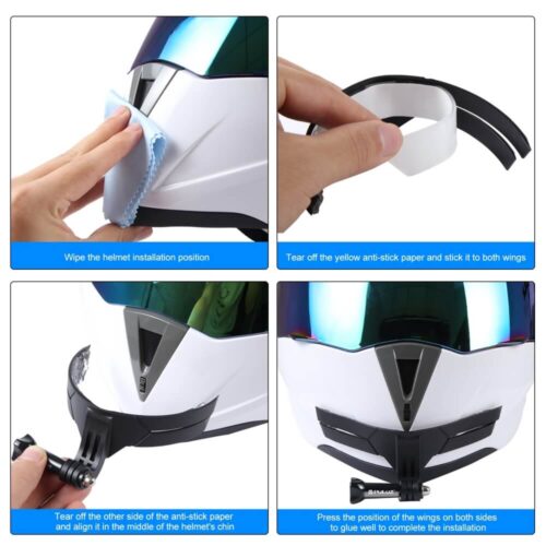 Mount GoPro gắn cằm nón bảo hiểm FullFace Puluz