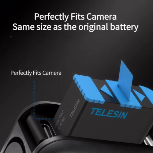 Pin GoPro 8 Telesin V3 2025 chính hãng