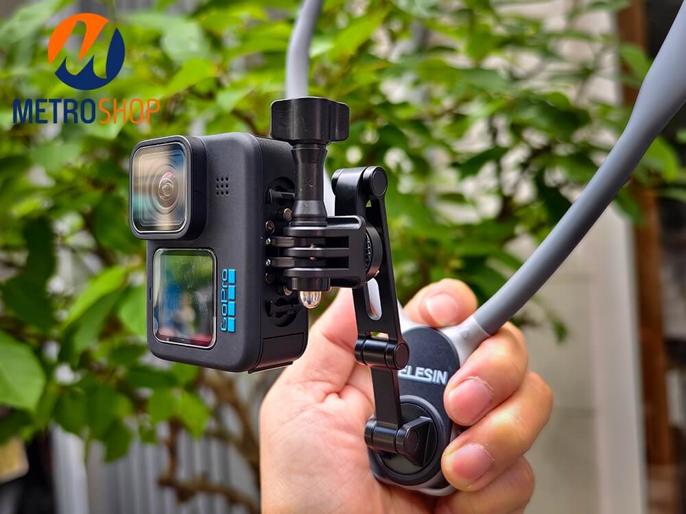 Vòng đeo cổ điện thoại - insta360 quay POV Telesin