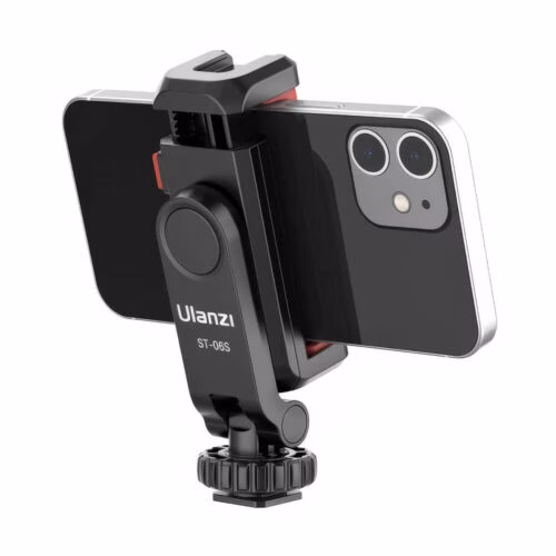 Kẹp điện thoại lên máy ảnh xoay 360 Ulanzi ST-06S
