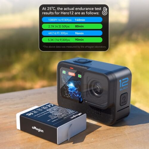 Pin GoPro 12 / 11 / 10 / 9 aMagisn 1800mAh