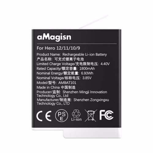 Pin GoPro 12 / 11 / 10 / 9 aMagisn 1800mAh