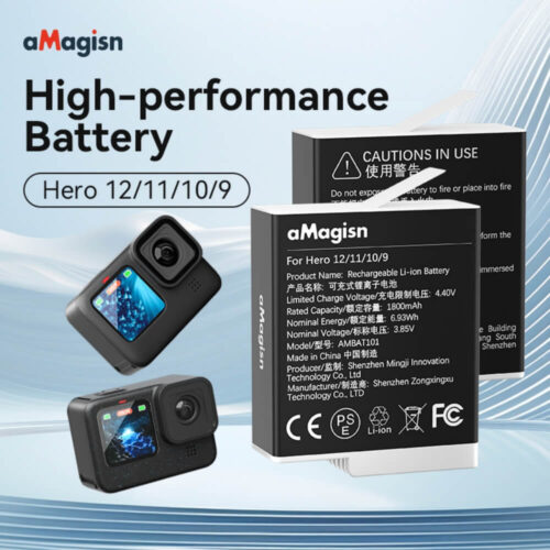 Pin GoPro 12 / 11 / 10 / 9 aMagisn 1800mAh