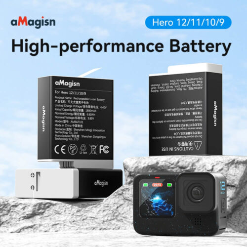 Pin GoPro 12 / 11 / 10 / 9 aMagisn 1800mAh