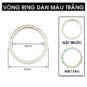 Vòng ring hít nam châm dán mặt lưng điện thoại