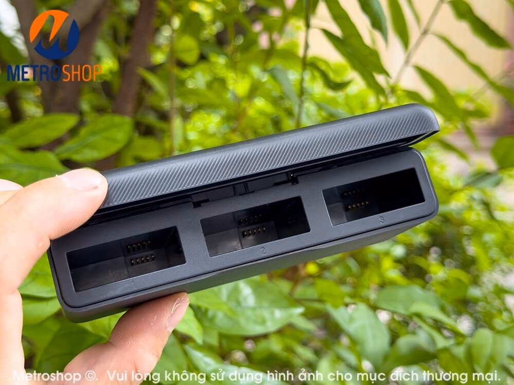 Dock sạc pin DJI Osmo Action 5 Pro / 4 / 3 Telesin