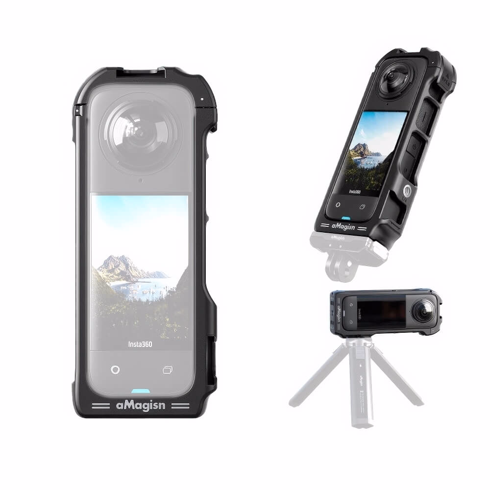 Khung insta360 X4 ngàm Ace Pro aMagisn AD01-B