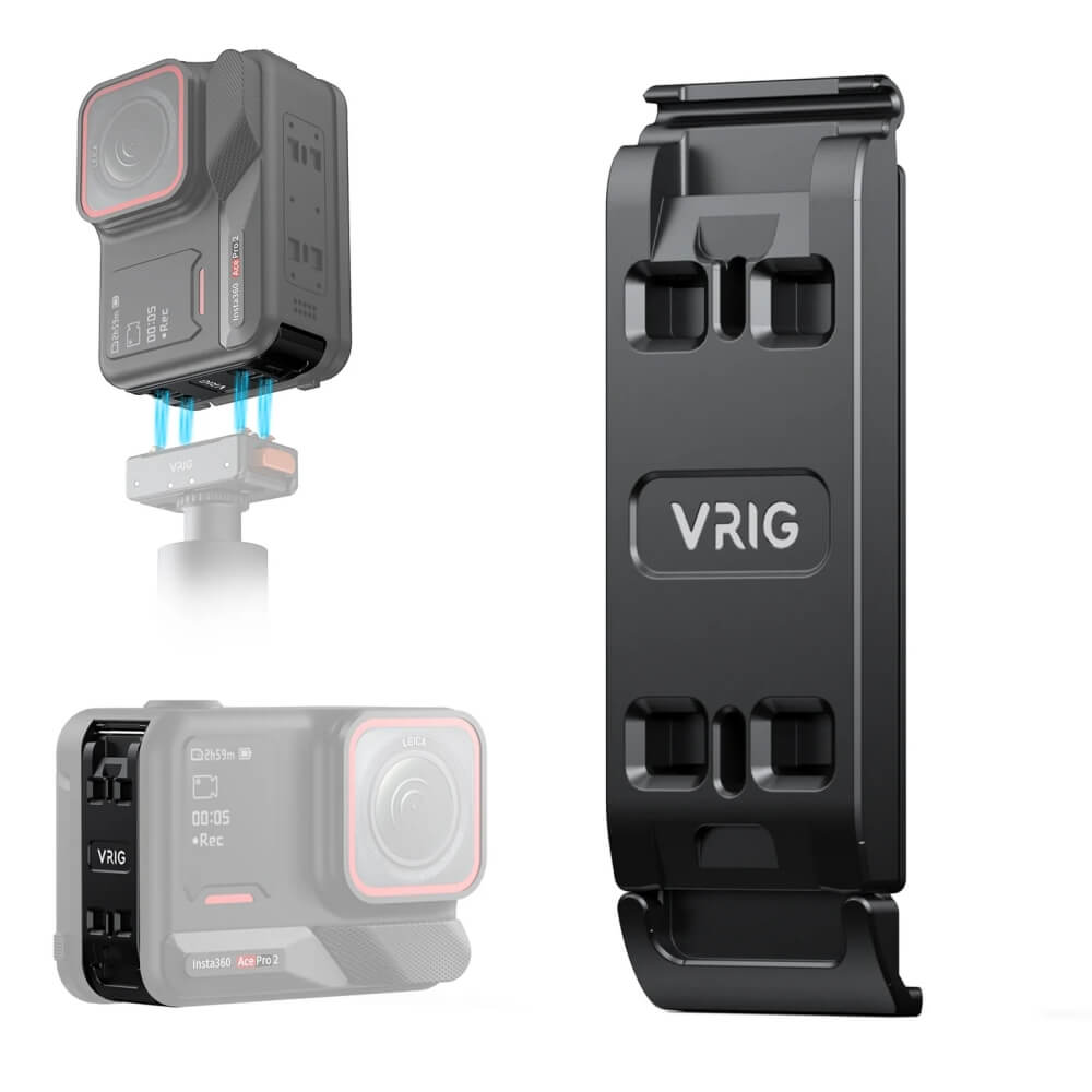 Pin GoPro 4 Nắp pin insta360 Ace Pro 2 quay dọc VRIG AC-27